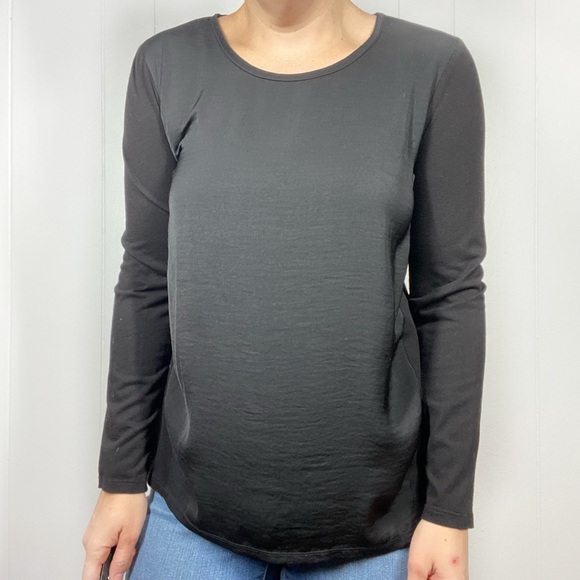 Michael Michael Kors Black Long Sleeve Top Small - Picture 1 of 7